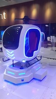 Simulador de Vuelo VR 9D para Aviones y Helicópteros Uso Comercial en Interiores Construcción de Metal y Plástico