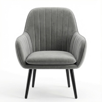 Chaise de salle à manger moderne de luxe en velours, style nordique, pieds en métal doré, écologique, durable, meubles pour salon d'appartement