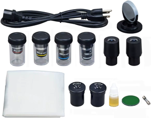 맞춤형 악기 케이스 <span class=keywords><strong>OMAX</strong></span> 40X-2000X 삼안 화합물 교체 가능한 LED 현미경 상자 폼 컷 알루미늄 상자 휴대용 - Product Image 4