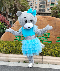 Costume <span class=keywords><strong>da</strong></span> Mascotte <span class=keywords><strong>Orsacchiotto</strong></span> Personalizzato, Taglia Grande, Abito Rosa per Adulti, Accessori per Feste e Matrimoni - Product Image 4