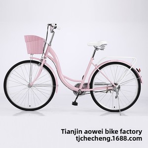 Vélo de ville urbain pour femmes de 26 pouces, léger, à une seule vitesse, fourche en acier, certifié GCC/CPC, capacité de charge de 120 kg, vitesse de 20 à 25 km/h - Product Image 3