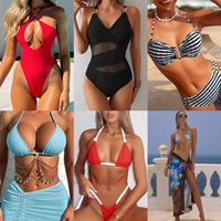 Produits chauds 2025 Wholesalemini Transparent femmes asiatiques Bikini couvrir maillots de bain chaud Sexy Micro maille g String maillots de bain