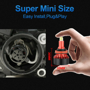 Faros LED Luminosos de 360 Grados para Automóvil, H1 H7 H11 9005 en Todos los Lados, Faros Modificados 9005, Bombilla Integrada de Luz Alta y Baja - Product Image 4