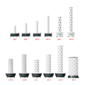Système de culture <span class=keywords><strong>hydroponique</strong></span> et aéroponique vertical NewType pour <span class=keywords><strong>jardin</strong></span> domestique, avec serre en plastique et plaques PC, écologique - Product Image 1
