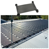 Fabrication en gros collecteurs professionnels panneau chauffé à l'eau piscine sur le toit avec système de contrôleur d'énergie solaire