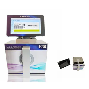 Marcespe TTO E30 airless tto printer Thermal Transfer Overprinter send alarm when any mistake with 10 inch screen tto