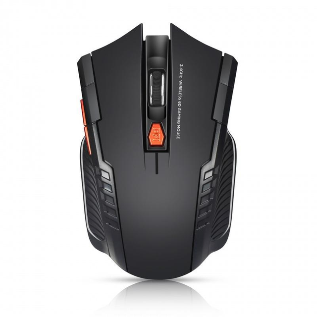 Factory Direct Cheapest 6keys Wireless Mouse 2.4GHZ Stock Ergonomic High DPI Optical Wireless Rato Gaming Mouse for Laptop