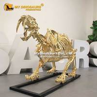 Réplique du squelette de dinosaure doré, 25 cm, nouveau design, chinois