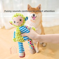 Jouet à mâcher en peluche pour chiot, doux, durable, couineur, interactif, pour l'entraînement et le jeu des petits et moyens chiens et chats - Yilin Pet