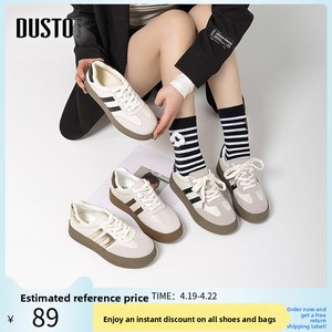 <span class=keywords><strong>Zapatillas</strong></span> Deportivas Casuales Dadong para <span class=keywords><strong>Mujer</strong></span>, Primavera 2025, Novedad, Suela Gruesa, Unisex, Blancas, con Tiras Cruzadas - Product Image 5