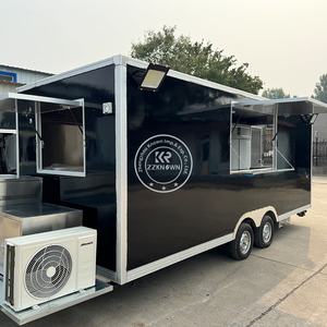 Camion de restauration mobile de 18 pieds en acier inoxydable résistant à la rouille, pour la vente de snacks, hot-dogs et grillades, à vendre - Product Image 3