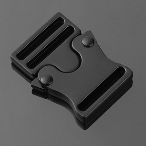 Hebilla de liberación lateral de aleación negra, duradera, para accesorios de bolsos - Product Image 1