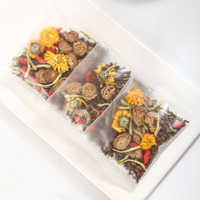 Vente en gros d'usine, sachets de thé aux herbes mélangées authentiques, graines de cassia, baies de goji, chrysanthème, chèvrefeuille
