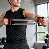 Expansor de Pecho Multifuncional con Resorte para Entrenamiento de Fuerza de Brazos y Agarre
