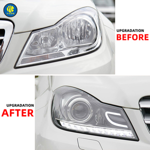 Yu Guang โคมไฟ LED สำหรับ Mercedes Benz W204 2012 2013 <span class=keywords><strong>2014</strong></span> C180/C200/C250/C63ไฟหน้า6000K ไฟ LED อัพเกรดไฟหน้า - Product Image 3