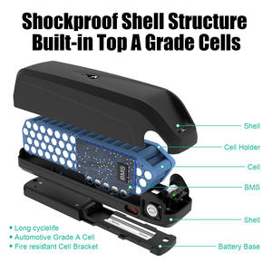 36v 48v 52v 18650 3000mah 4800mah сотовый downtube ebike аккумулятор - Product Image 6