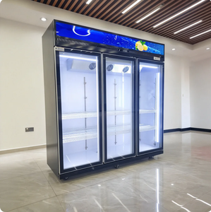 <span class=keywords><strong>Congélateur</strong></span> vertical commercial à 3 portes de 1000 L, très demandé, pour supermarchés et magasins de proximité - Product Image 5