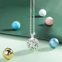 Collier pendentif Bola pour femmes, carillon d'harmonie, appel d'ange, carillon de grossesse, chaîne