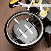 Horloge rétro numérique à rabat pour vélo, design vintage, mécanique, à piles