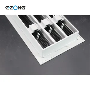 Modern AC Vent Cover - Standard Linear Slot Diffuser For Ceiling Wall - HVAC Air Vent - White Decorative Register Grille