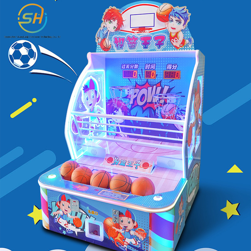 Coin-operated Basketball Machine for Arcades Children's Double-player Arcade Equipment