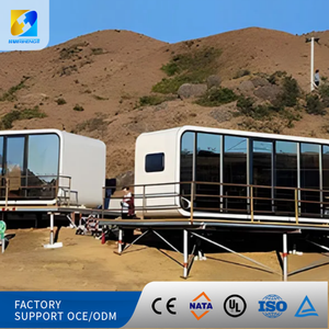 Thailand Prefabricated Small Portable Steel Garden Room Ready Ship Modular 20/40ft Apple Space Container Luban Cabin <b>House</b> - Product Image 4