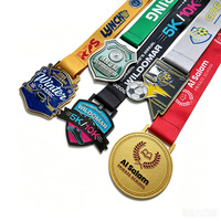 Médailles de compétition OEM personnalisées avec logo, en métal, effet pailleté, émail, pour danse, patinage artistique, gymnastique latine, médailles de récompense Fiesta