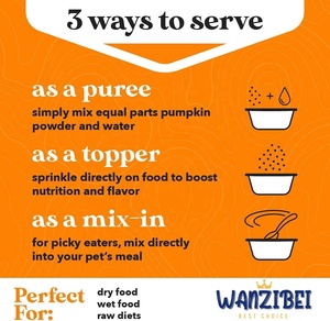 OEM/ODM nhãn đặc quyền bổ sung vật nuôi Bột bí ngô cho chó không còn tiêu chảy hỗ trợ tiêu hóa điều trị thức ăn cho chó - Product Image 4