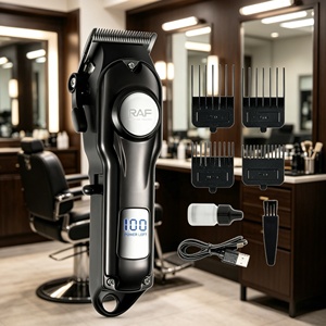 Kit de Peluquería Profesional Recargable, Kit de Recortadora Eléctrica para Barbería, Cortadora de Cabello con Pantalla Digital - Product Image 2
