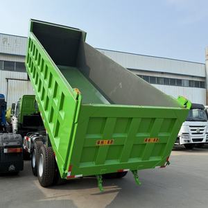 รถดัมพ์มือสอง Howo 6x4 ยี่ห้อ Sinotruk Howo 400 แรงม้า รถดัมพ์ 6x4 รถบรรทุกขนส่งสำหรับโรงงาน - Product Image 4