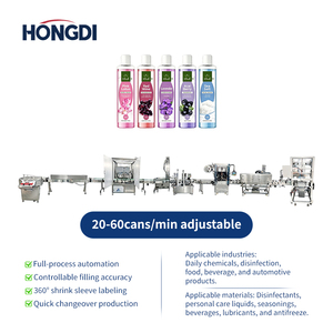 Línea Automática de Embotellado de Líquidos, Desenredador de Botellas, Esterilizador, Llenadora, Selladora, Etiquetadora, Sistema de Termoencogimiento - Product Image 2