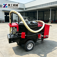 Machine de remplissage de fissures 200L portable avec roues en caoutchouc pour utilisation en structure de stationnement