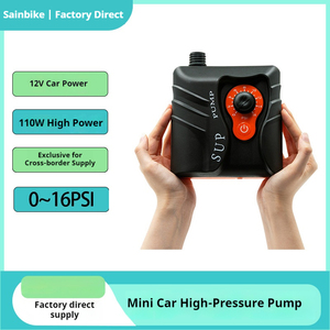 Mini <span class=keywords><strong>pompe</strong></span> <span class=keywords><strong>électrique</strong></span> haute pression en plastique 16 PSI <span class=keywords><strong>pour</strong></span> planche de surf, bateau, tente de camping, <span class=keywords><strong>matelas</strong></span>, piscine de sable - Product Image 2