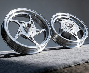 Ruedas de Aluminio Fundido Grabadas por CNC para Honda Giorno - Ruedas de Conversión de Frenos de Disco Delanteros y Traseros - Product Image 2