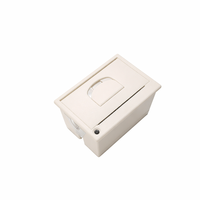 Imprimante thermique de reçus et codes-barres 58 mm, module d'imprimante à panneau intégré noir et blanc avec USB RS232/TTL