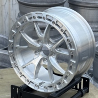 Jantes de course personnalisées à 10 rayons, 5 trous, concaves profondes, jantes de performance pour voiture, roues en alliage d'aluminium, roues forgées GS 10 BL Beadlock