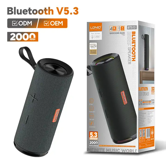 LDNIO BTS13 New Products Professional Portable Outdoor Sports Wireless BT Speaker for Mobile Phone