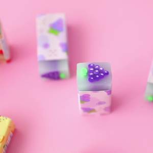 Dessin sans croquis gomme dessin animé créatif fruits gomme école primaire examen <span class=keywords><strong>crayon</strong></span> gomme étudiant papeterie fournitures - Product Image 3