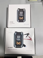 Nouveau Compresseur d'Air Portable Sans Fil 7200 mAh 2025 avec Moniteur de Pression des Pneus et Démarreur d'Urgence pour Voiture