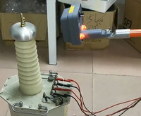 Detektor Tegangan Tinggi Tanpa Kontak 380V 6KV 10KV 35KV 110KV 220KV 500KV IP65 Alarm Visual Suara LED Tes Mandiri Tahan Air