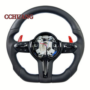 Volante Deportivo Personalizado para <span class=keywords><strong>BMW</strong></span> F30 F32 F80 F82 F87 F90 E90 E92 M3 M5 X5 X6, Volante de Fibra de Carbono - Product Image 1