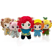 Peluche personnalisée de personnage d'anime ou de jeu, fabrication OEM/ODM, jouet en peluche sur mesure en polyester et coton PP, anti-stress