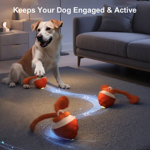 Balle de jeu automatique intelligente pour chien, jouet interactif pour animaux de compagnie à mouvement autonome pour soulager l'ennui, balle roulante rechargeable pour chiens et chats - Product Image 4
