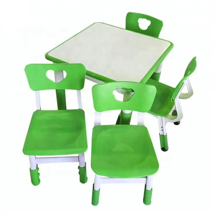 플라스틱 둥근 발판 취학 전 유치원 아이 아이들 테이블과 의자
