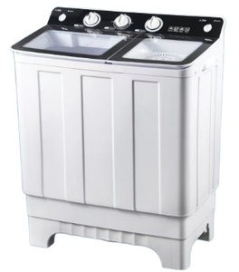 Bán tự động máy giặt công suất lớn hộ gia đình sử dụng đôi xi lanh đôi xô Old-Fashioned sóng bánh xe quay khô - Product Image 3