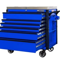 Gabinete de Herramientas de Acero Metálico Resistente para Taller Industrial o Garaje, Mesa de Trabajo de Aluminio TC-009, AA4C