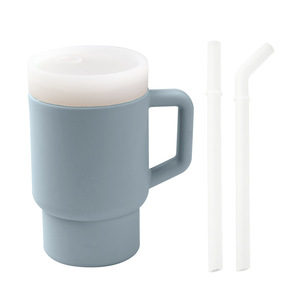 Tongtu nóng bán Stanley trẻ em 280ml cốc chống bỏng cấp thực phẩm chống rơi Silicone thiết kế hiện đại cổ phiếu mới - Product Image 5