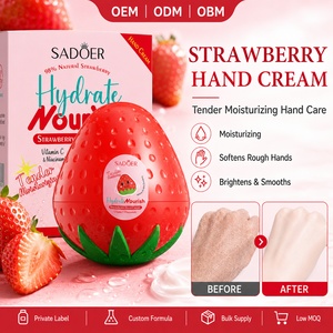OEM/ODM/OBM Crema de Manos con Vitamina E de Fresa, Bajo MOQ, 35g, Hidratante, Nutritiva, para Piel Mixta - Product Image 1