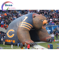 Tunnel sportif gonflable géant des Chicago Bears