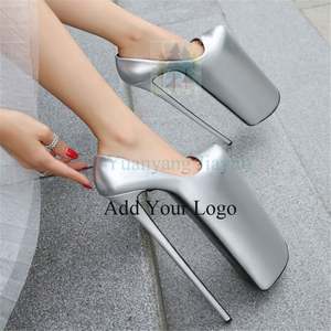 Scarpe da donna con tacco alto ultra alto scarpe da ballo con tacco alto - Product Image 5